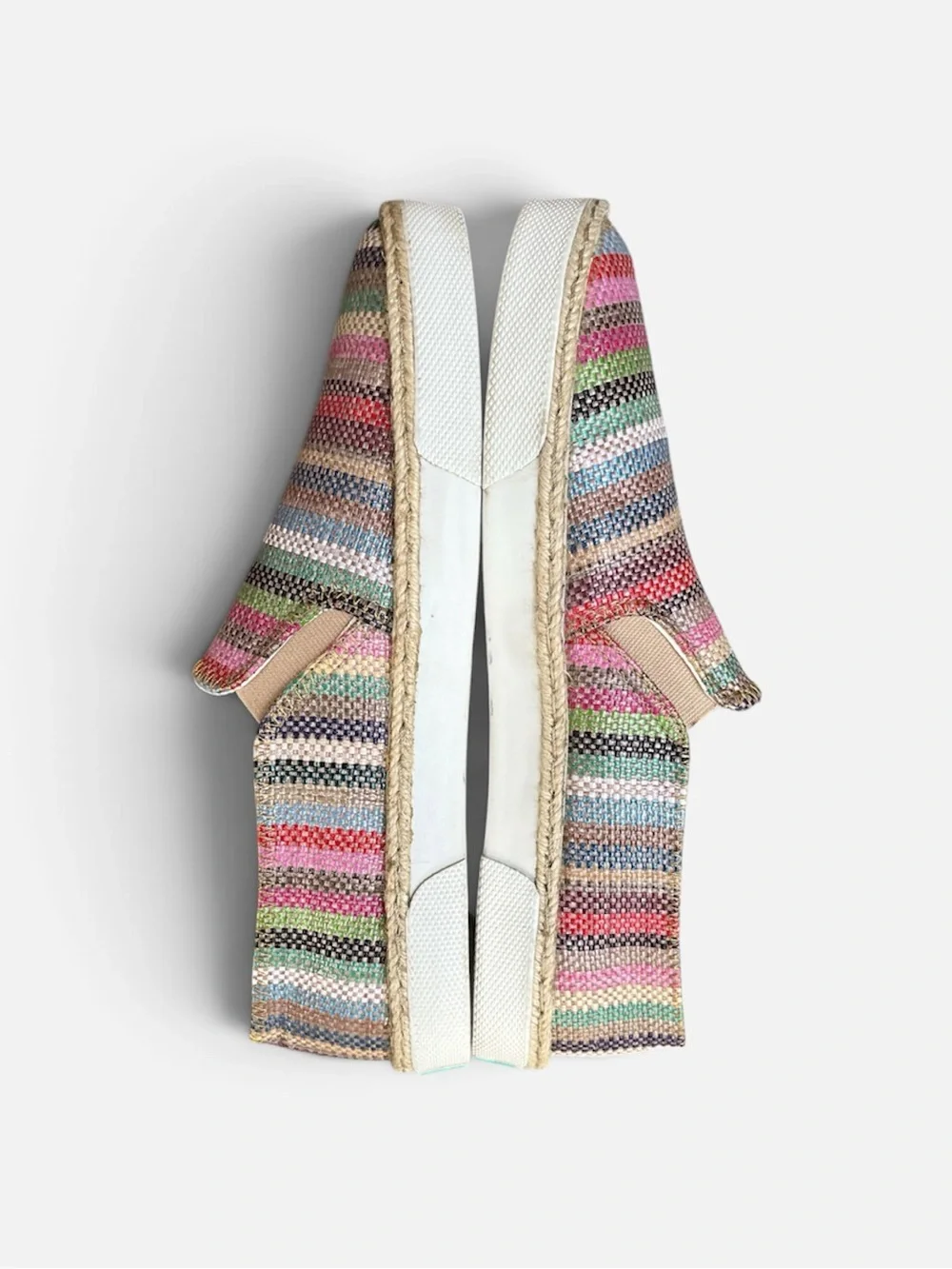 Jack Rogers Tucker Multi Striped Slip-on Sneaker Size 9